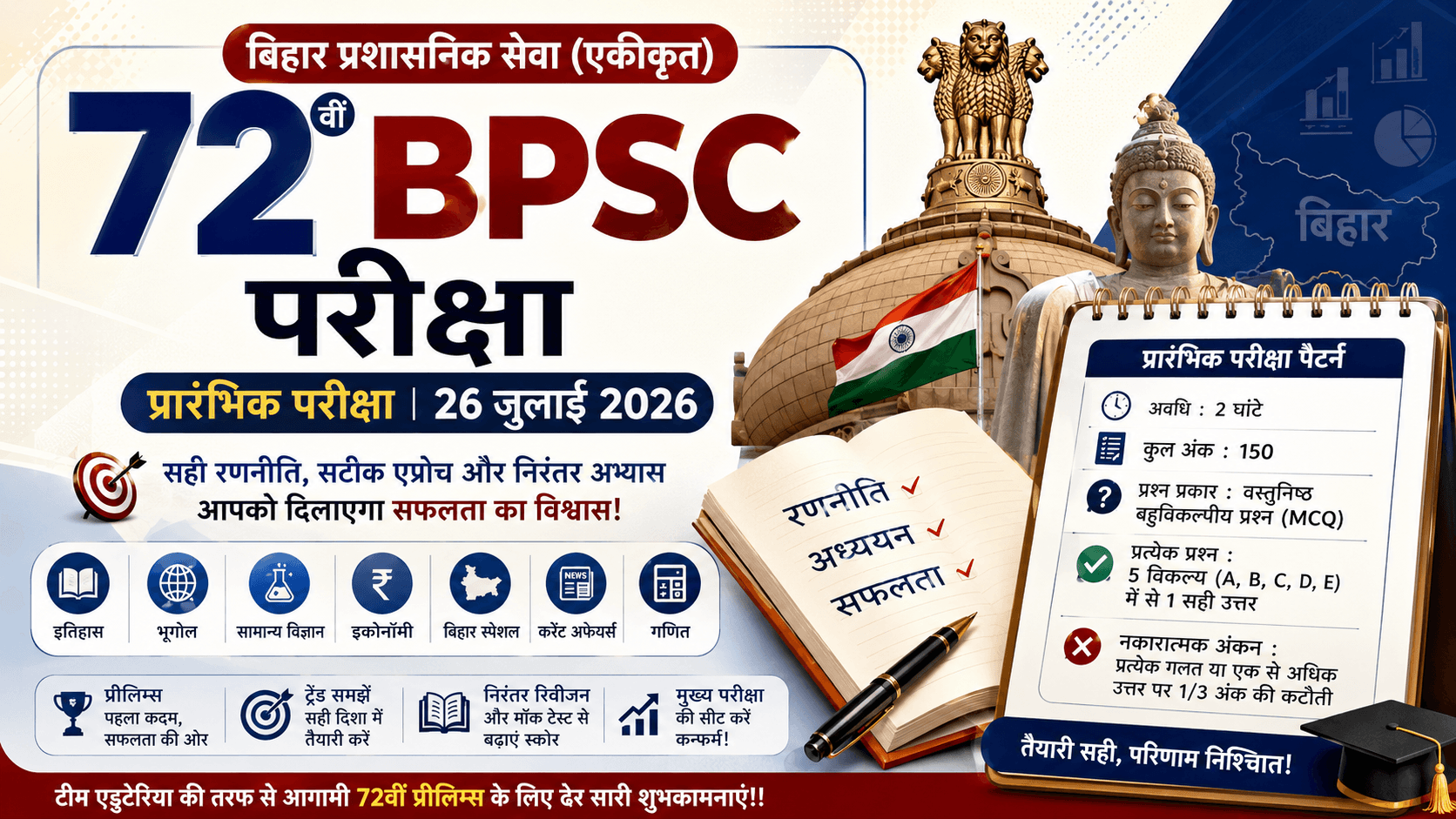BPSC PT में इकोनॉमी: 63वीं से 71वीं तक का ट्रेंड एनालिसिस, जानें कौन से टॉपिक बार-बार पूछे जा रहे हैं