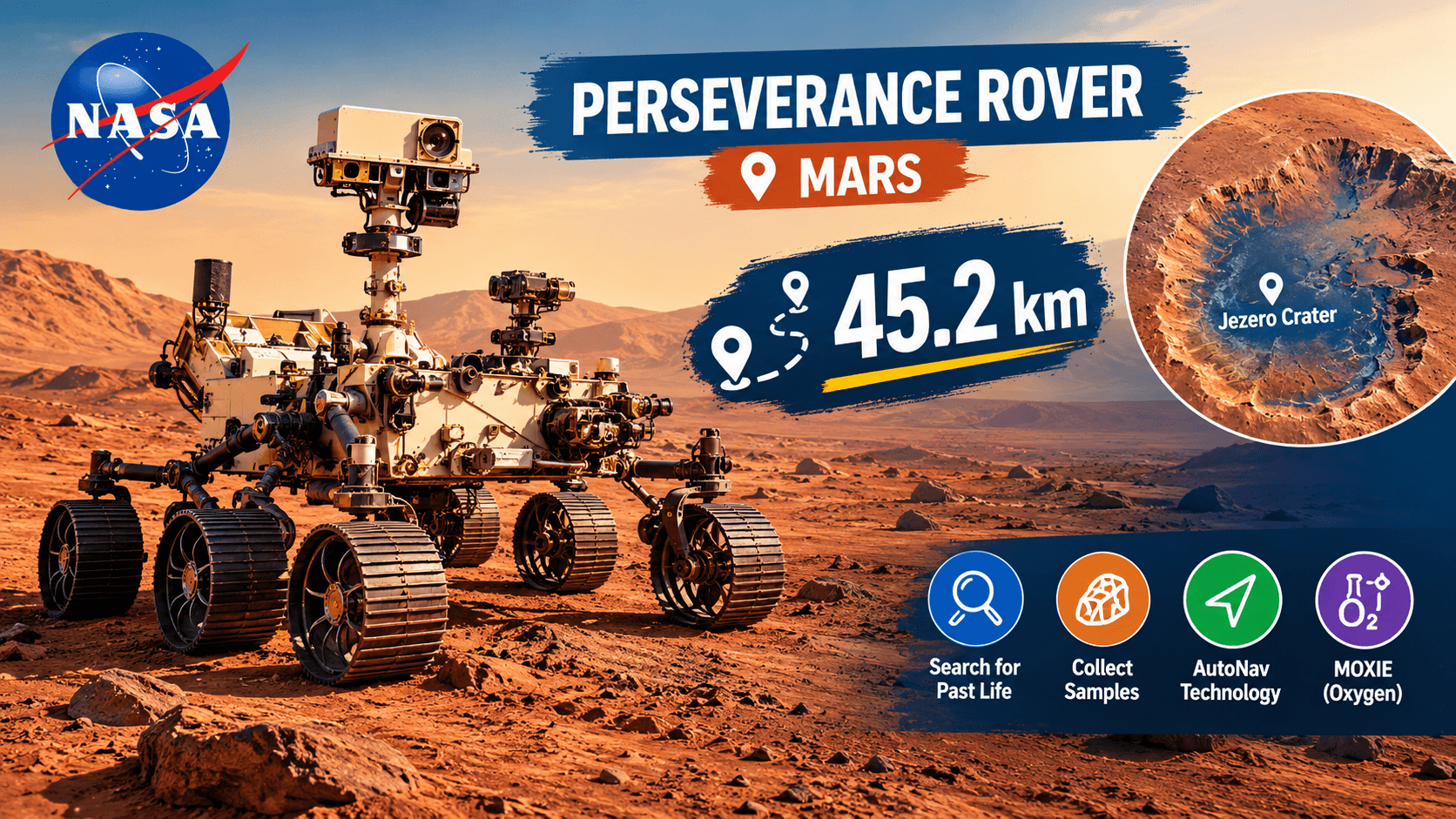 नासा के Perseverance ने बनाया रिकॉर्ड !