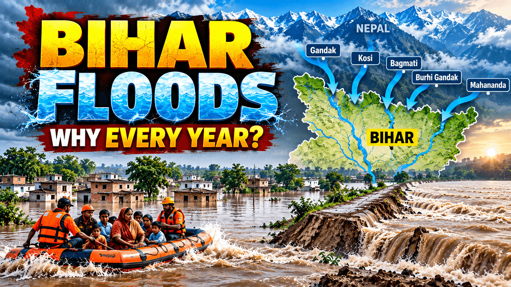 Bihar Floods: Why Every Year?