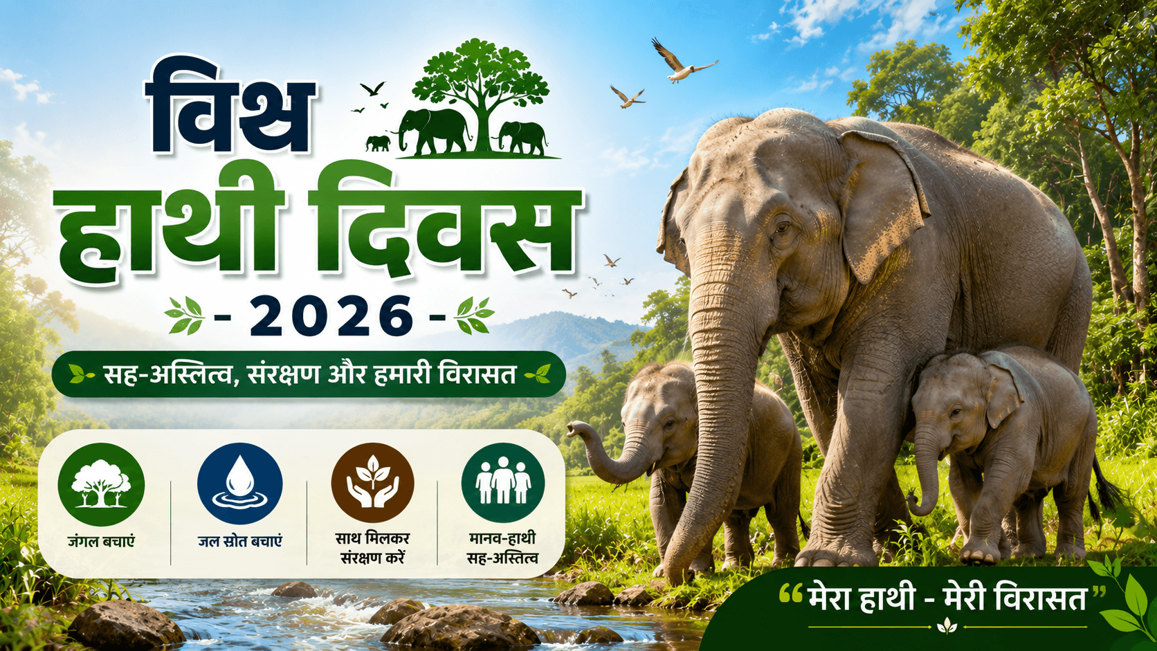 विश्व हाथी दिवस-2026
