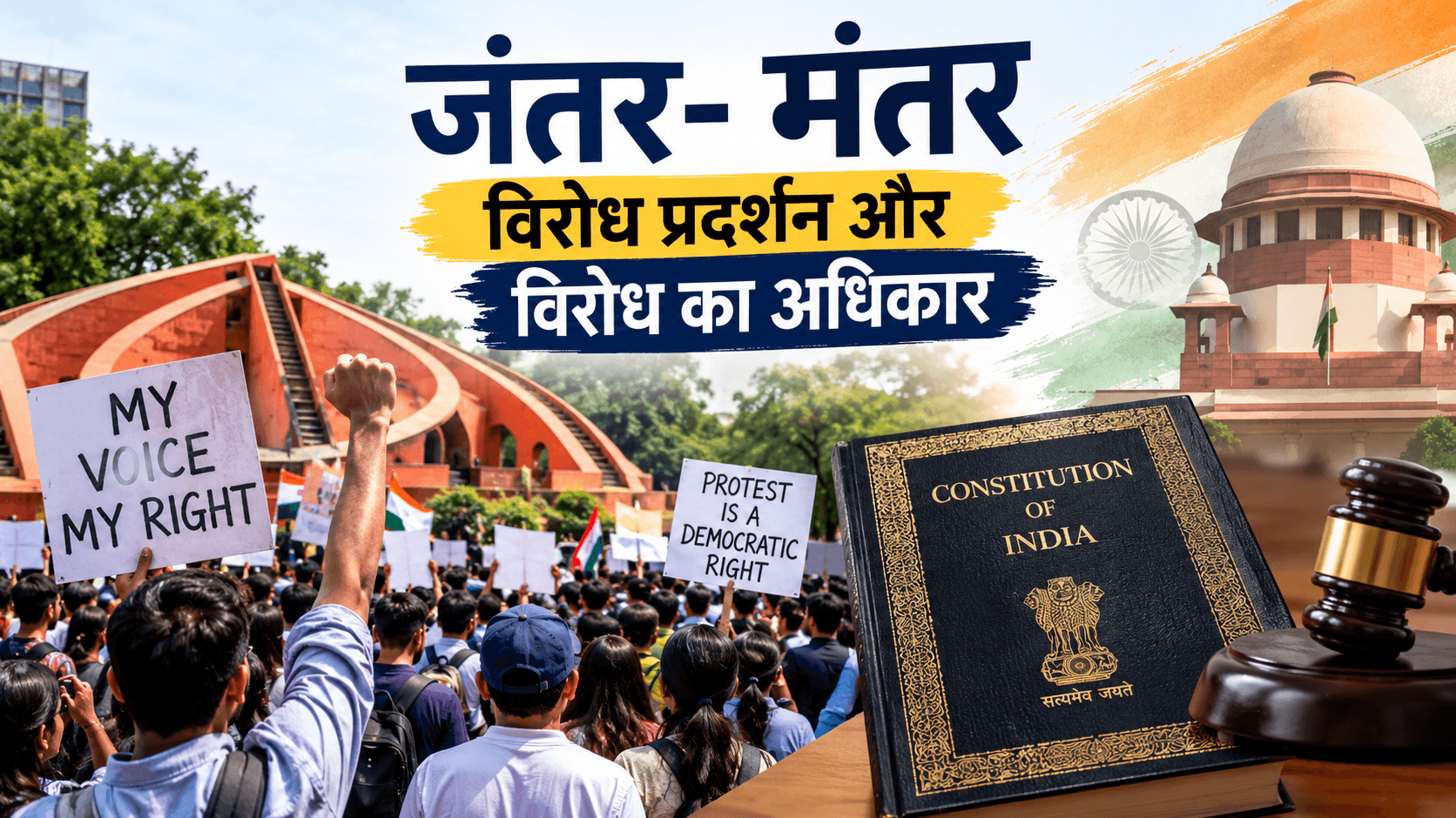 जंतर- मंतर विरोध प्रदर्शन और विरोध का अधिकार