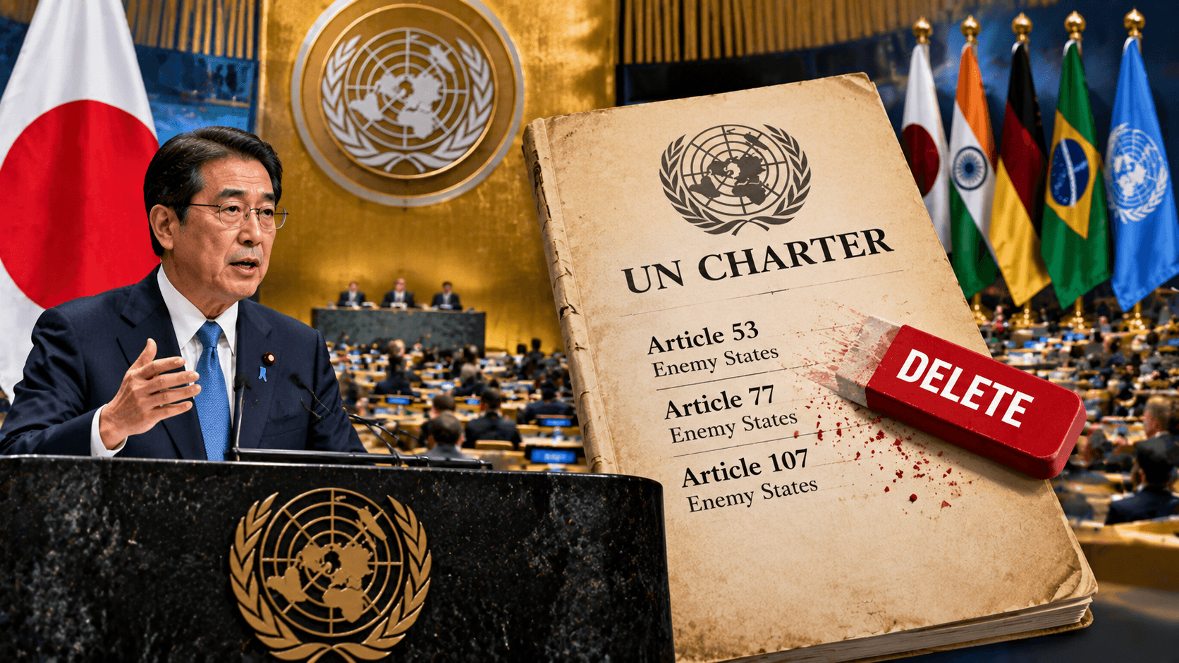 Japan Calls for UN Charter Reform