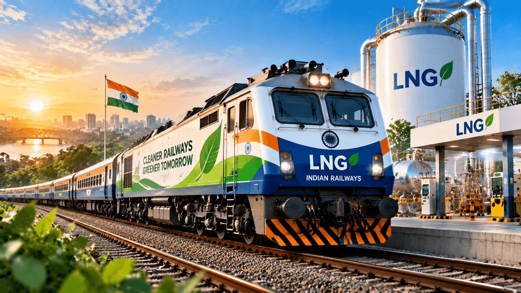 India’s First LNG Train