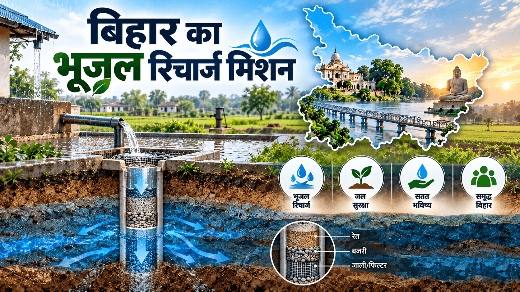 बिहार का भूजल रिचार्ज मिशन