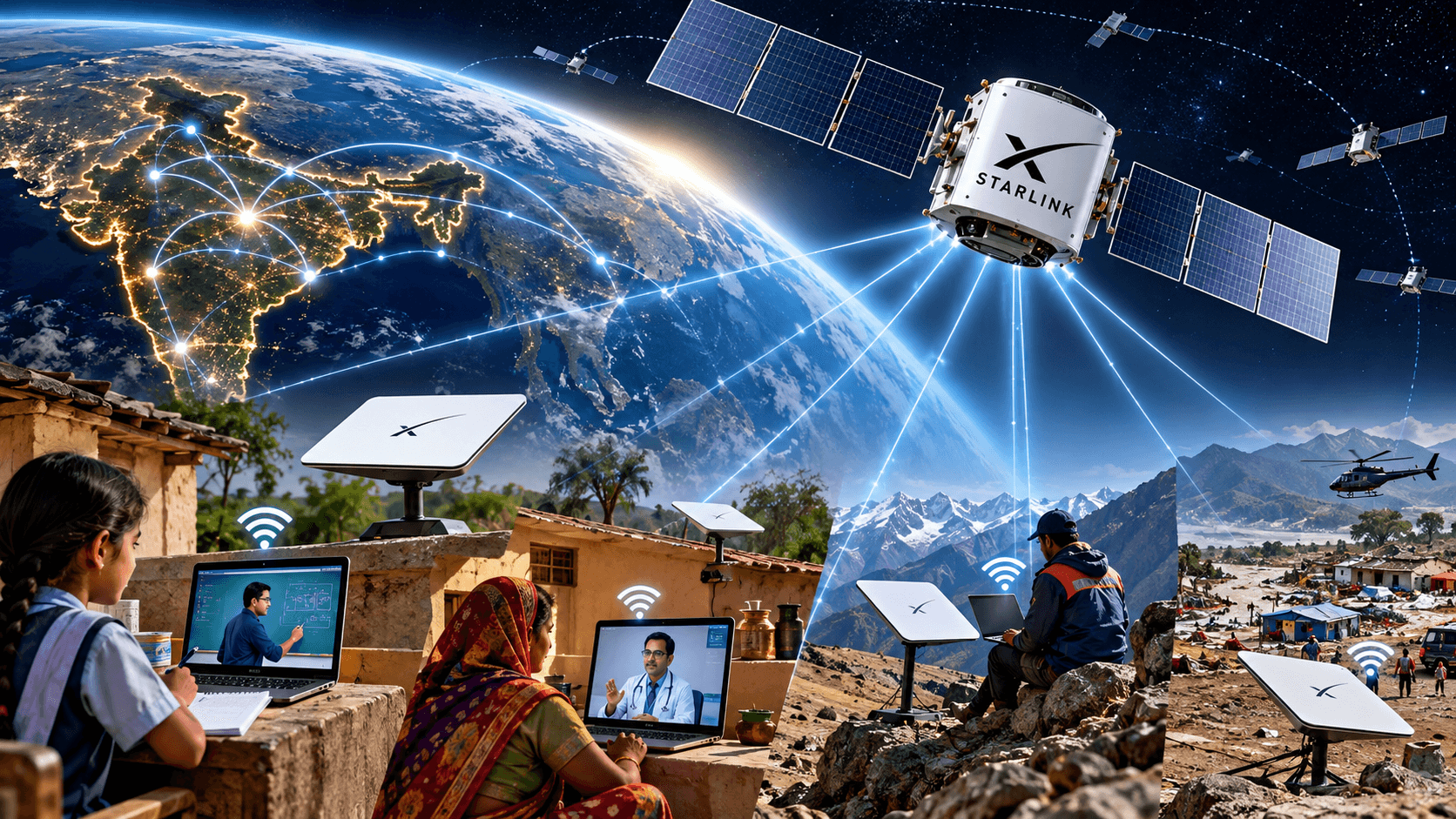 Starlink in India: Connecting the Unconnected