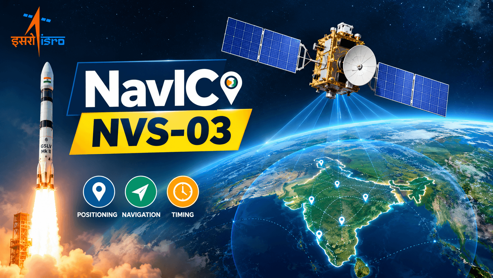भारत लॉन्च करेगा NVS-03: जानिए विस्तार से