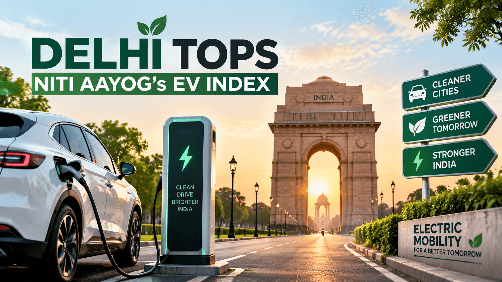 Delhi Tops NITI Aayog’s EV Index